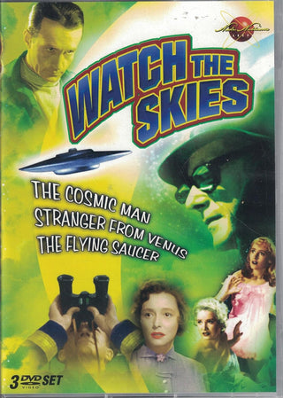 Watch The Skies (The Cosmic Man/Stranger From Venus/The Flying Saucer) (Used DVD)