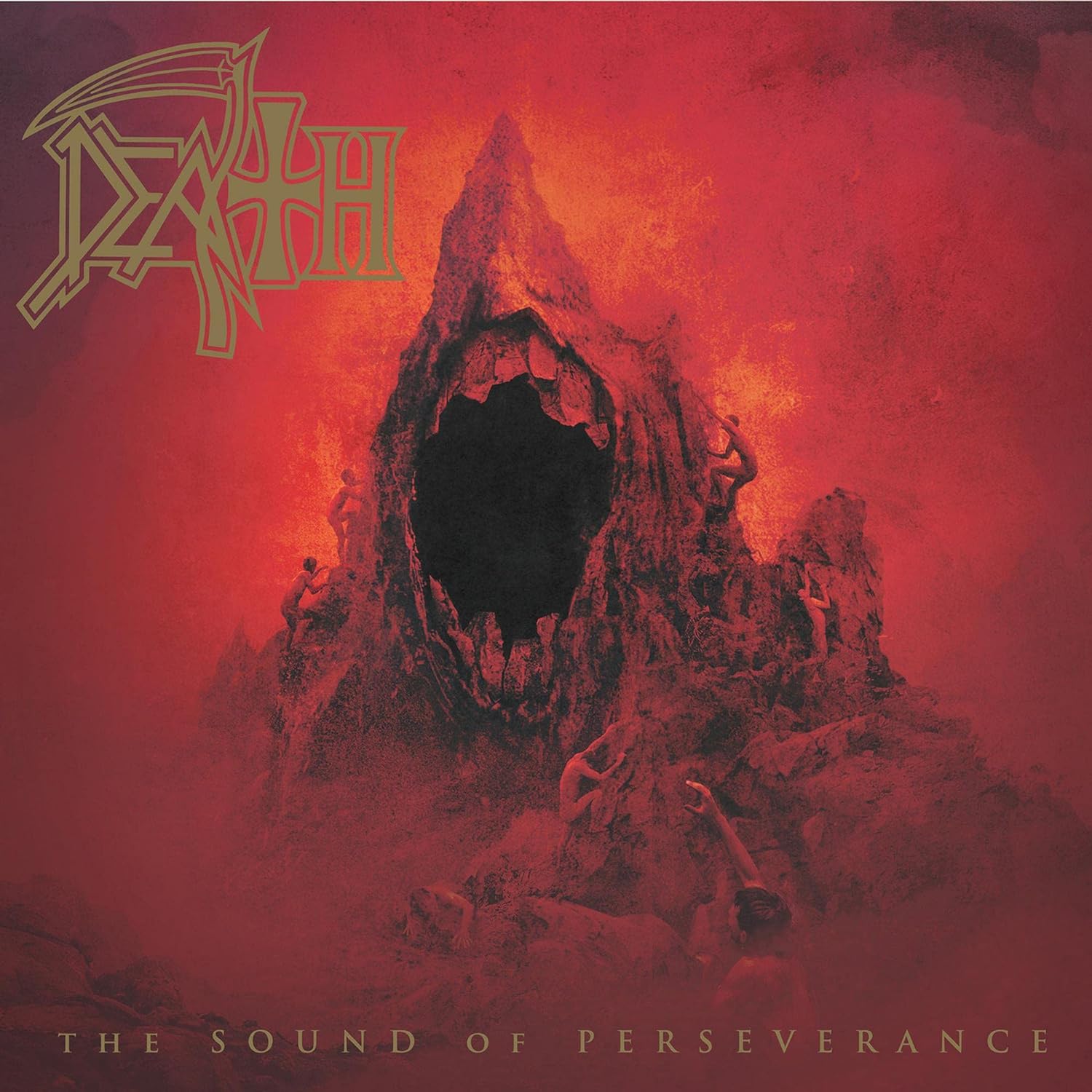 Death- The Sound Of Preserverance (Clear/Red Pinwheel & Clear/Black Pinwheel W/ Splatter)