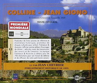 the album cover for Jean Chevrier - Colline, By Jean Giono