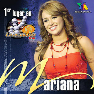 the album cover for Mariana - Mariana: Mi Historia en la Academia USA
