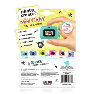 Photo Creator Mini Camera (One Random Color Chosen Per Order)