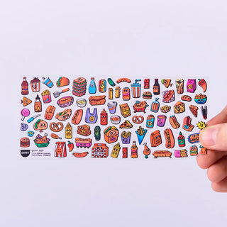 OMY Hot Dog Shop Boutique Stickers