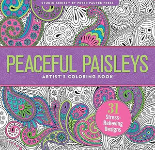 Peaceful Paisleys Coloring Book