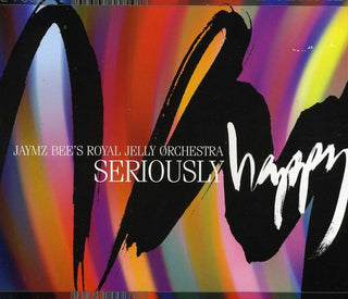 the album cover for Jaymz Bee's Royal Jelly Orchestra - Seriously Happy