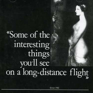the album cover for Various Artists - Some Of The Interesting Things You'll See On A Long Distance Flight