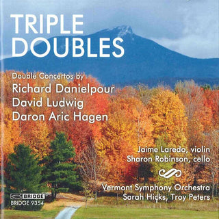 the album cover for Jaime Laredo - Triple Doubles