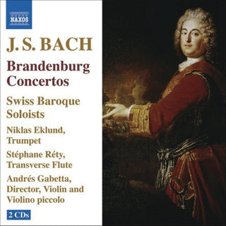 the album cover for AndrÃ©s Gabetta - Brandenburg Concertos