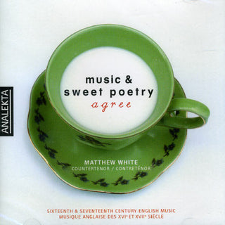 the album cover for Matthew White - Music & Sweet Poetry Agree