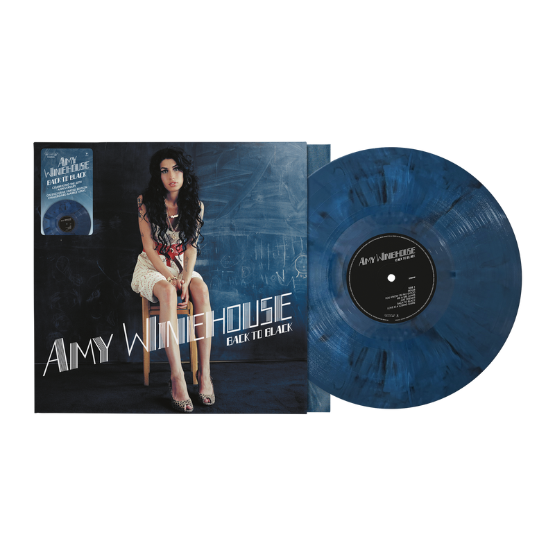 Amy Winehouse- Back To Black (20th Anniversary Indie Exclusive Chalkboard Marble Vinyl) (PREORDER)