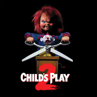 Child's Play 2 Soundtrack (Clear w/ Red Blob & Red Splatter Vinyl)(Top Seam Split)