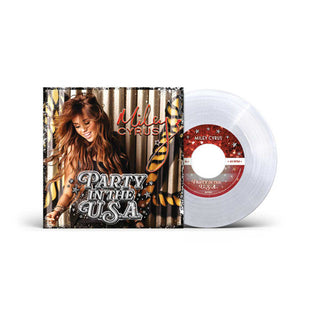 Miley Cyrus- Party In The U.S.A. [Clear Glitter 7"] (PREORDER)