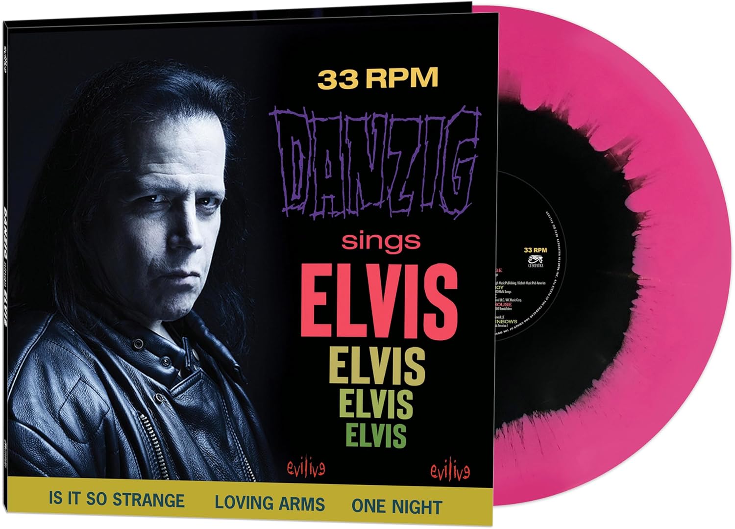 Danzig- Danzig Sings Elvis (Pink & Black Haze)(Sealed)