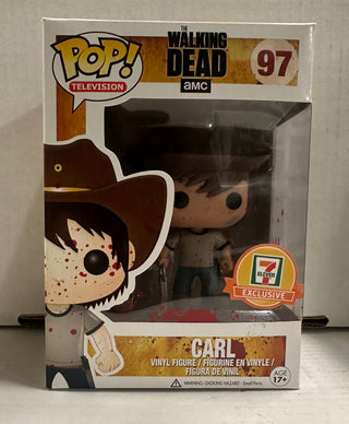 Funko POP Walking Dead Bloody Carl 7 11 Exc. Darkside Records