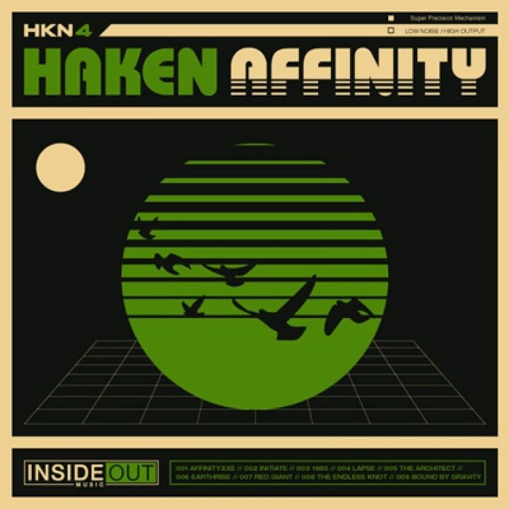 Haken- Affinity (Creamy White W/ Dark Green Splatter)(Sealed)
