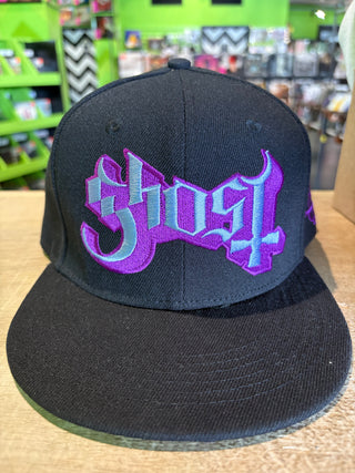 Ghost Logo Hat, Black