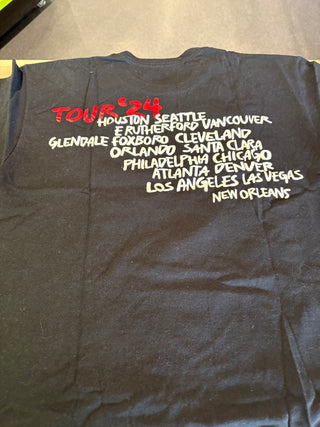 2024 Rolling Stones Hackney Diamonds Tour T-Shirt, Black, L