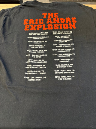Eric Andre Explosion Tour T-Shirt, Black, L