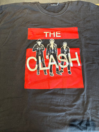 2005 The Clash Band Photo T-Shirt, Black, XL