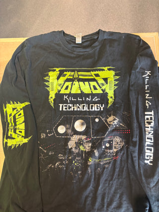 Voivod Killing Technology Longsleeve T-Shirt, Black, M