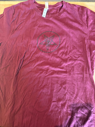 Mr Bungle Logo T-Shirt, Burgundy, M