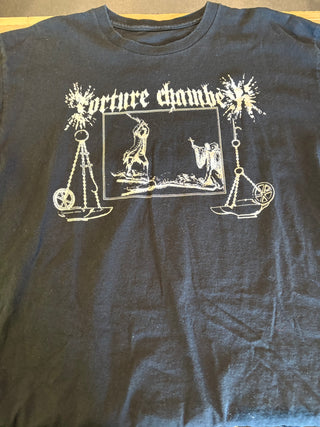 Torture Chamber Slef Titled T-Shirt, Black, L