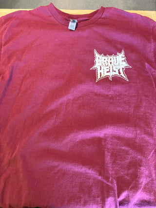 Grave Heist HVHC T-Shirt, Maroon, L