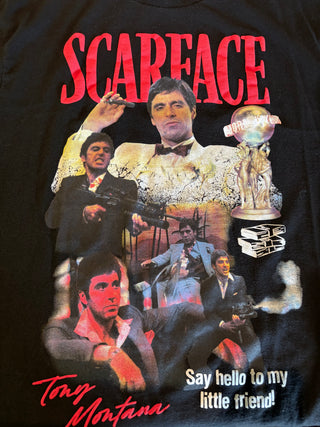 Scarface Tony Montana T-Shirt, Black, XL