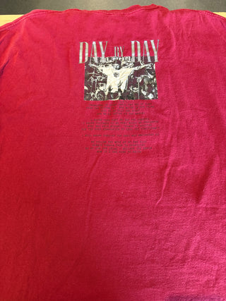 Day By Day Ingrained In Stone T-Shirt, Red, XL