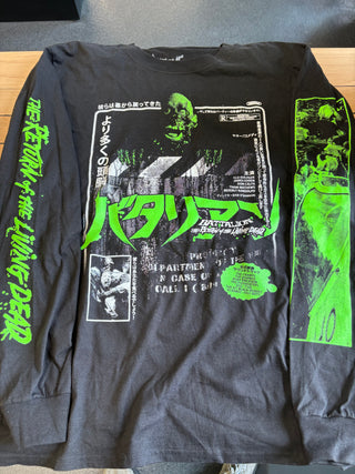 Rucking Fotten Return Of The Living Dead Japanese Poster Longsleeve T-Shirt, Black, M