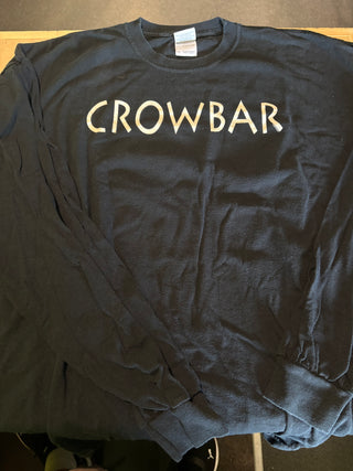 2005 Crowbar Logo Longsleeve T-Shirt, Black, 2XL