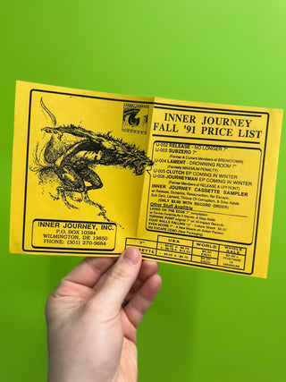 SubZero- SubZero (Blue Marbled Vinyl 1st Press w/ Inner Journey Fall '91 Insert)