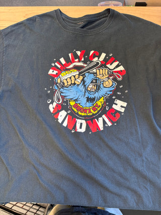 Vintage Billy Club Sandwich T-Shirt, Black, XL