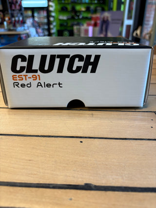 Clutch Est-91 Red Alert Pedal T-Shirt Bundle, Black, L (In Box, Shirt Sealed, #302/#1000)