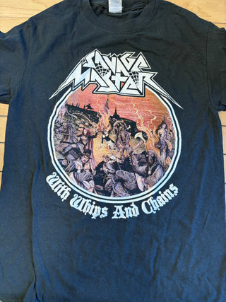 Savage Master With Whips & Chains T-Shirt, Black, S