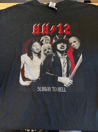 Hudson Horror Show XII Subway To Hell T-Shirt, Black, 2XL