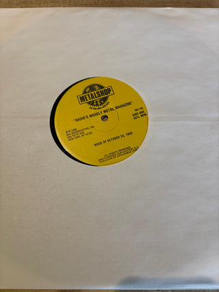 Metalshop- Radio's Weekly Metal Magazine: 10/28/1988 (ft Metallica, Ozzy Osbourne, Ratt & More)(w/Cue Sheet) (Used Vinyl)