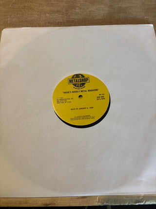 Metalshop- Radio's Weekly Metal Magazine: 1/6/1989 (ft Guns N Roses, Ozzy Osbourne, Metallica, Kiss & More)(w/Cue Sheet) (Used Vinyl)