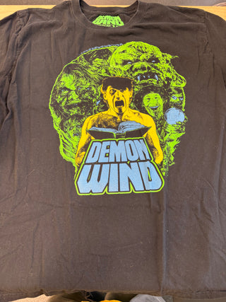 Vinegar Syndrome Demon Wind Movie T-Shirt, Black, XL