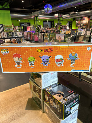 Funko POP Dragonball Z Reecome/Guldo/Ginyu/Jiece/Burter 5 Figure Set (Gamestop Exclusive) (Box Wear, Priced Accordingly)