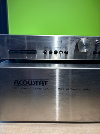 Acoustat Trans-Nova Pure FET PreAmp & Twin 200 Power Amp