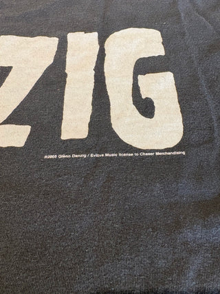 2005 Danzig Demon Skull Logo T-Shirt, Black, L