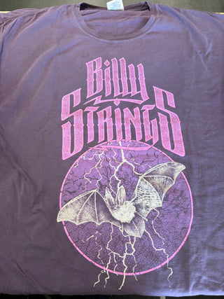 Billy Strings Bat Lightning T-Shirt, Purple, L