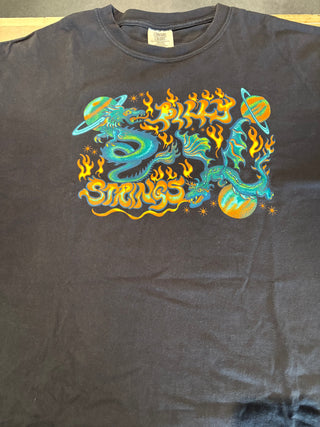 Billy Strings Space Dragon T-Shirt, Black, L