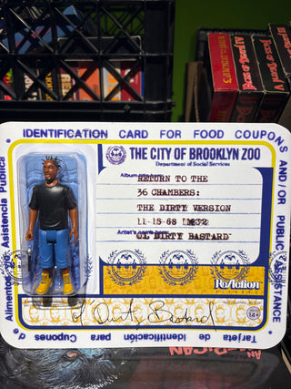 ReAction Super7 Ol' Dirty Bastard Return To The 36 Chambers ID Figure