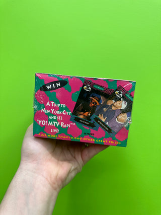 1991 Yo! MTV Raps ProSet MusiCards (Sealed Box Of 18 Packs)