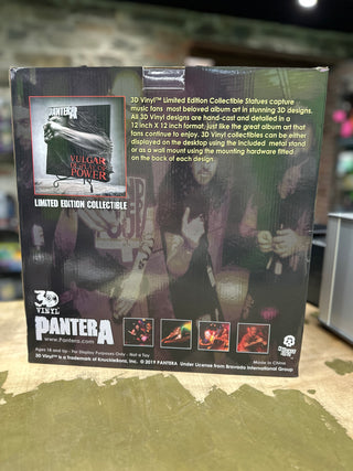 KnuckleBonz 3D Vinyl Pantera Vulgar Display Of Power 12"x12" Display Statue