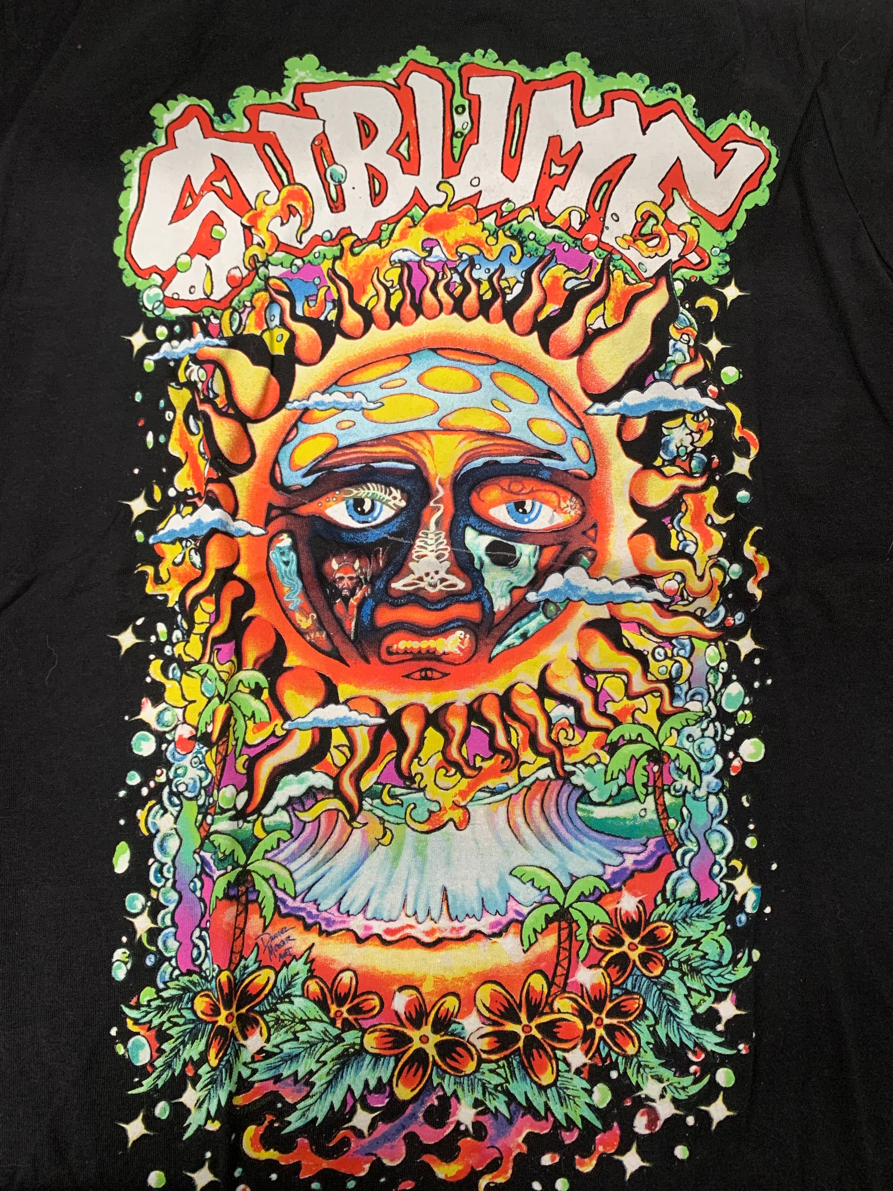 Sublime 40 Oz Of Freedom Psychedelic T-Shirt, Black, S