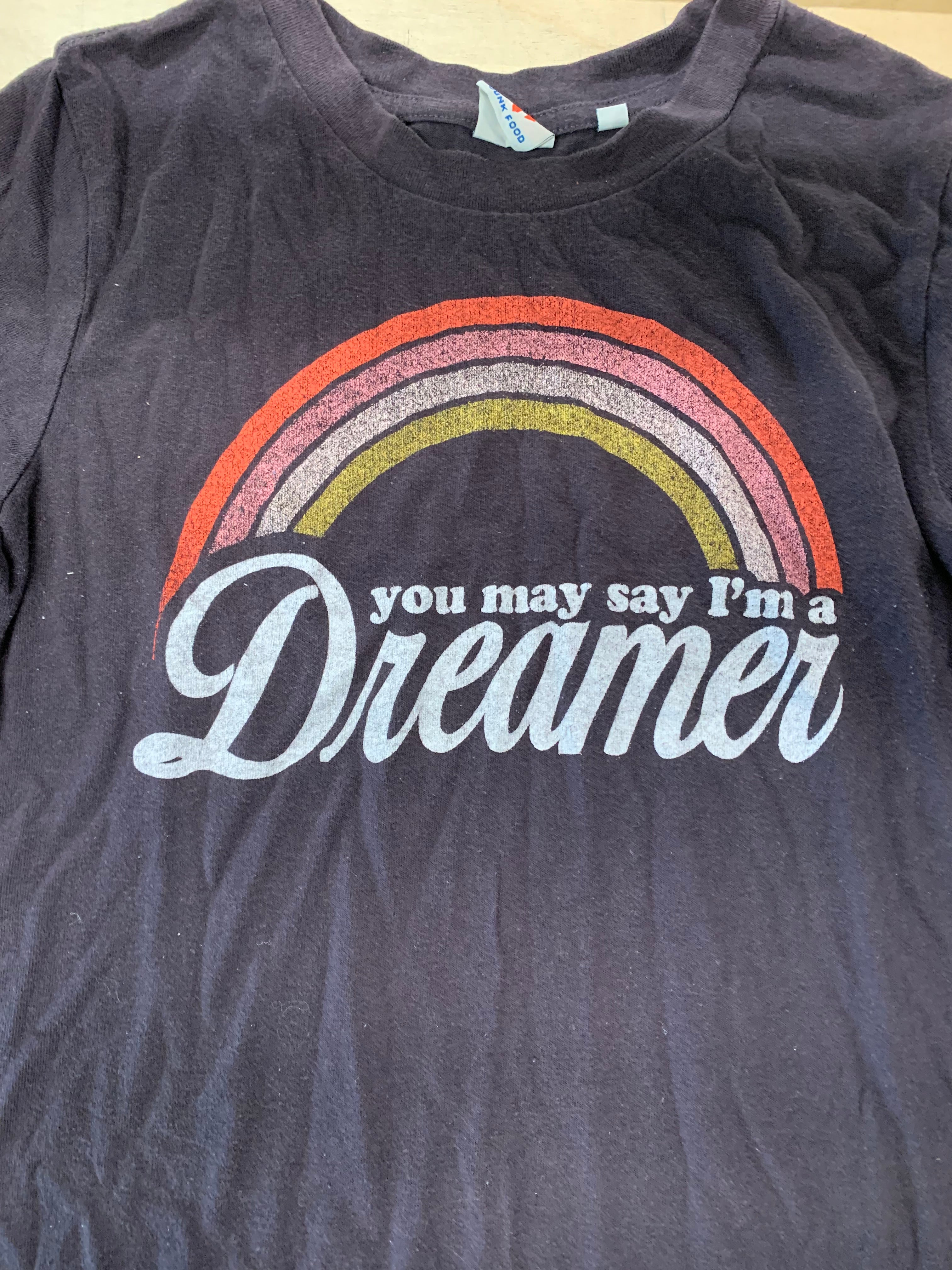 You May Say Im A Dreamer T-Shirt, Dark Gray, Women's L