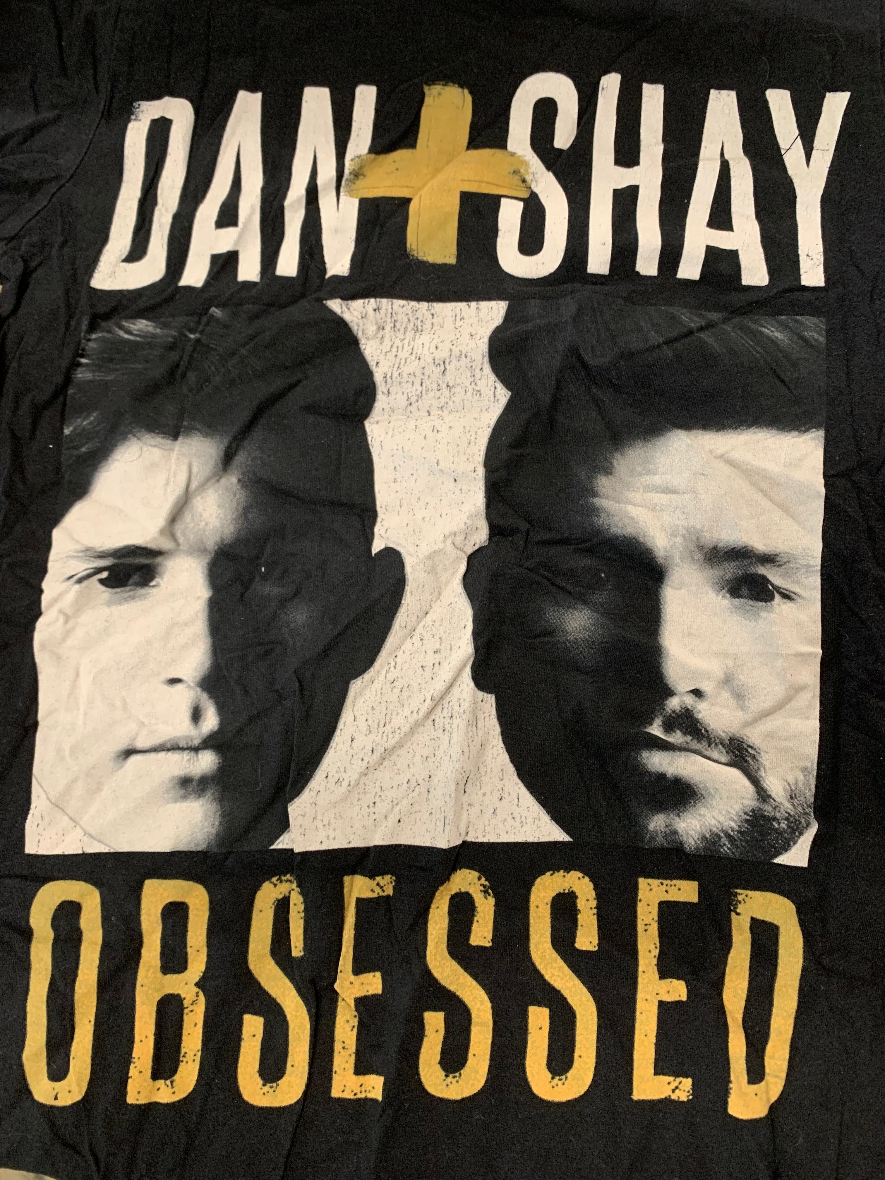 Dan And Shay 2016 Obsessed Tour T-Shirt, Black, Women's L