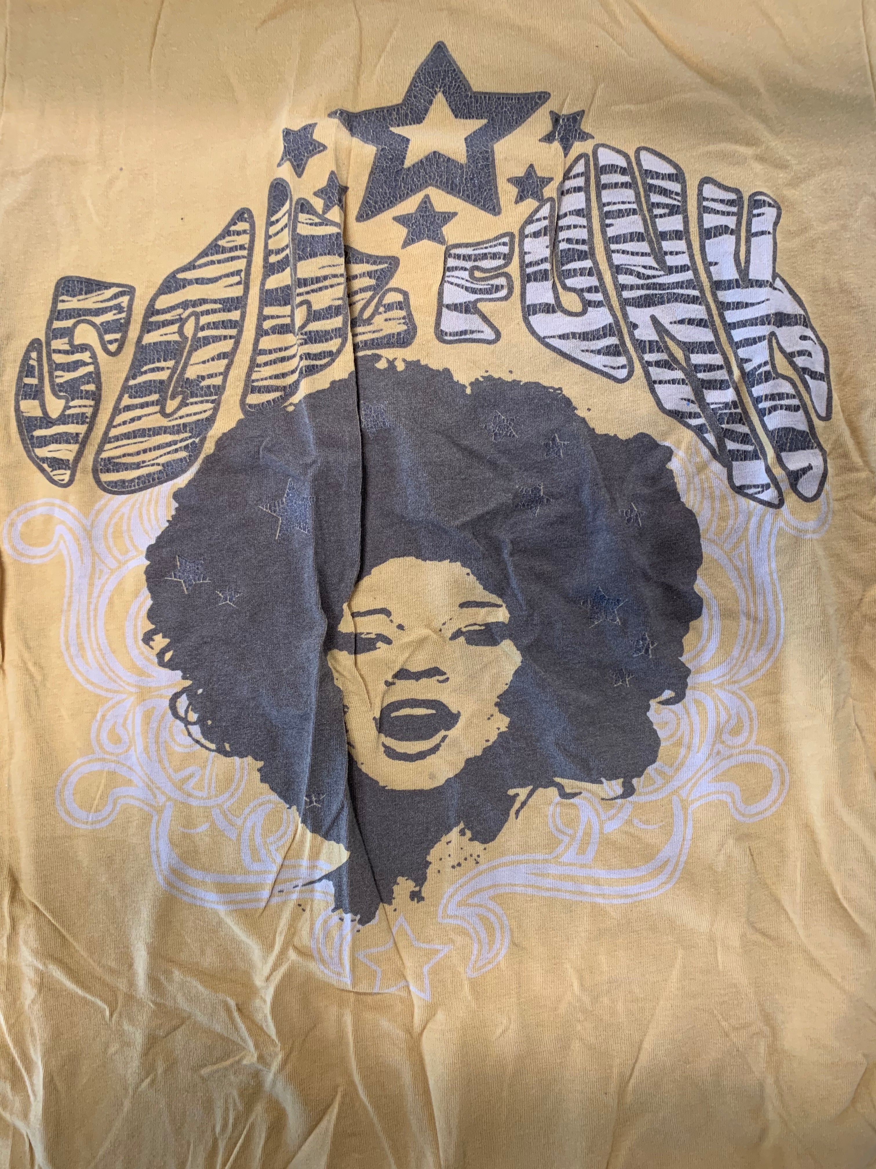 Soul Funk Star T-Shirt, Yellow, Women's ES